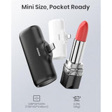 [2-Pack] -Mini-Portable-Charger-5000Mah - 15W Fast Charging Portable Phone Charger Ultra-Compact Usb C Battery Pack For Iphone 16/15 Series/Galaxy/Android Etc