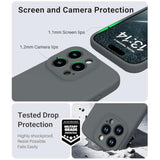 Magnetic Case for iPhone 16 Pro, Compatible with Magsafe, Charcoal Gray