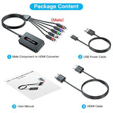 Male Component To Hdmi Converter Cable With Hdmi And Component Cables For Dvd/