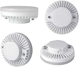 GX53 LED Bulbs 2 Pack 7W 700 Lumens 3000K Warm White CFL Replacement Puck Light