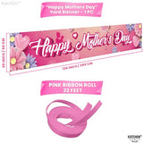 Happy Mothers Day Banner 120x20 Inch