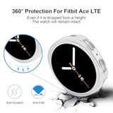 [4+4Pack]Case For Samsung Galaxy Watch 8 Screen Protector 44Mm Face Cover Set,Hard Pc Cover+Hd Tempered Glass Protective Film For Galaxy Watch 8 Case/Watch8 44Mm Screen Protector Accessories Women Men