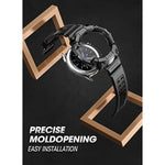 SUPCASE for Samsung Galaxy Watch 4 Classic Band with Case 46mm (Unicorn Beetle Pro), [Military-Grade Protection] Heavy Duty Cover with Adjustable Strap Band for Galaxy Watch 4 Classic, Black