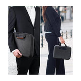 Laptop Case, Laptop Sleeve Bag 14 Inch, Water Resistant Computer Cases For Laptops, Multiple Lap Desk For Men Women, Compatible With Mackbook Air, Lenovo, Hp, Dell, Asus Notebook (Dark Grey)
