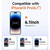 2 Pack For Iphone 14 Pro 6.1 Inch Tempered Glass Screen Protector, Bubble Free, Dynamic Island Compatible, Hd Clear, Easy Installation