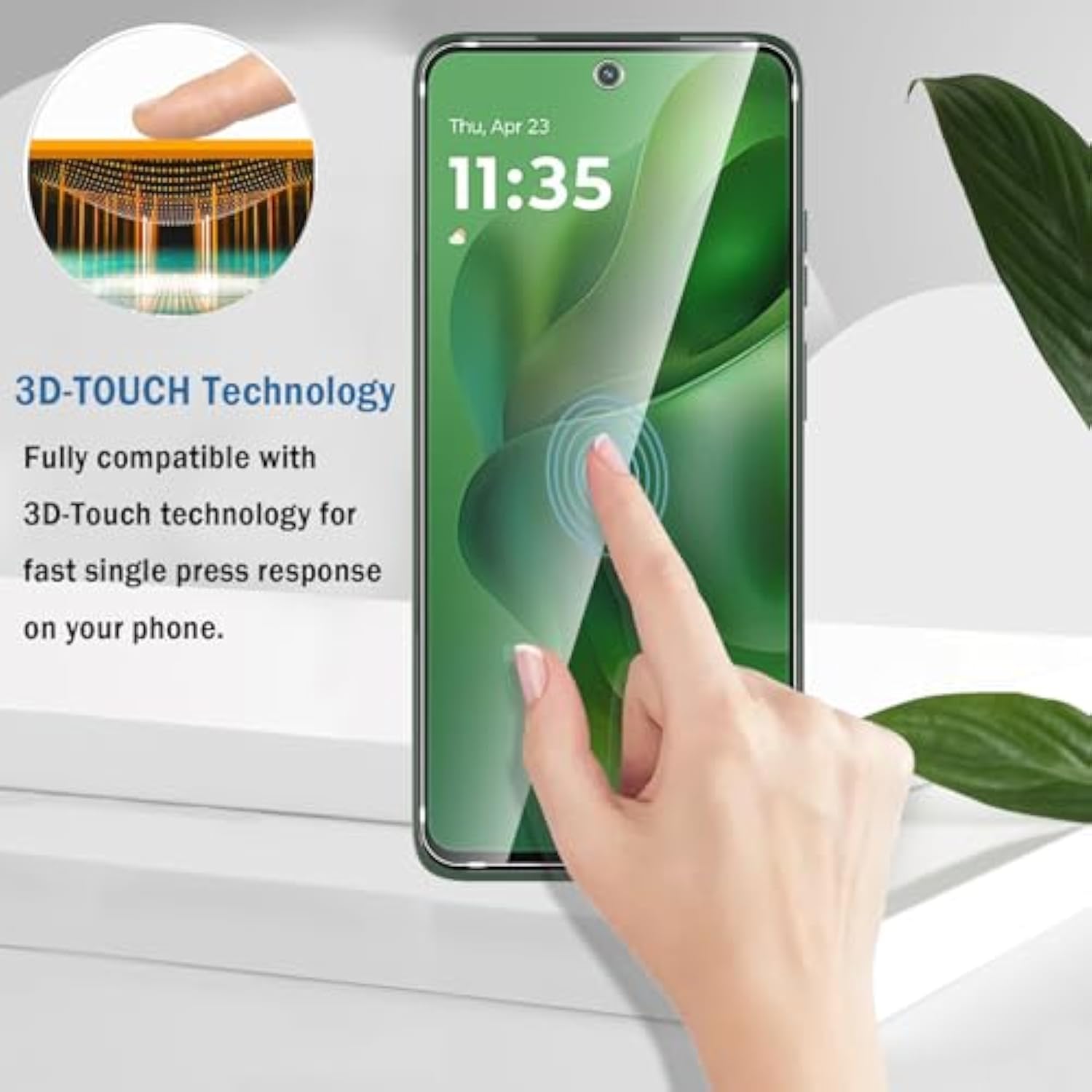 2+2 Pack For Moto G Power 2025 Screen Protector With Camera Lens Protector,Full Coverage 9H Tempered Glass Film,Hd Clear Scratch Resistant,Bubble-Free For Moto G Power 5G 2025 Screen Protector