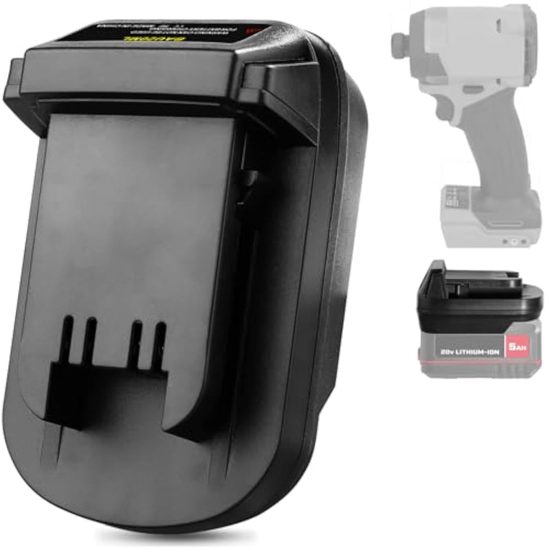 Adapter For Bauer To For Milwaukee 18V Tools, For Bauer 20V Hyper Max Lithium Battery Convert To For Milwaukee M18 Battery,Fit For M18 18Volt Cordless Power Tools Use