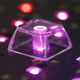 Blank Crystal Transparent Keycaps Pc Material 1U Xda Profile Keycap For Mx Switches Mechanical Keyboard Backlit (Xda Transparent, 100Pcs)