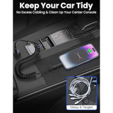 2 Pack Coiled Usb-C And Lightning Cable 2-In-1, 3Ft Iphone 15 16 Car Charger Cord, 60W Fast Charging Cable For Iphone 16, Samsung Galaxy, Supports Apple Carplay & Android Auto (Black)