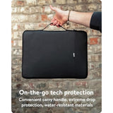 - Macbook Pro 14 Inch Case With Handle Ultra-Protective And Water Resistant Sleeve Cover With Drop Protection (Fits 2021 And 2023 Macbook Pro 14 Inch)