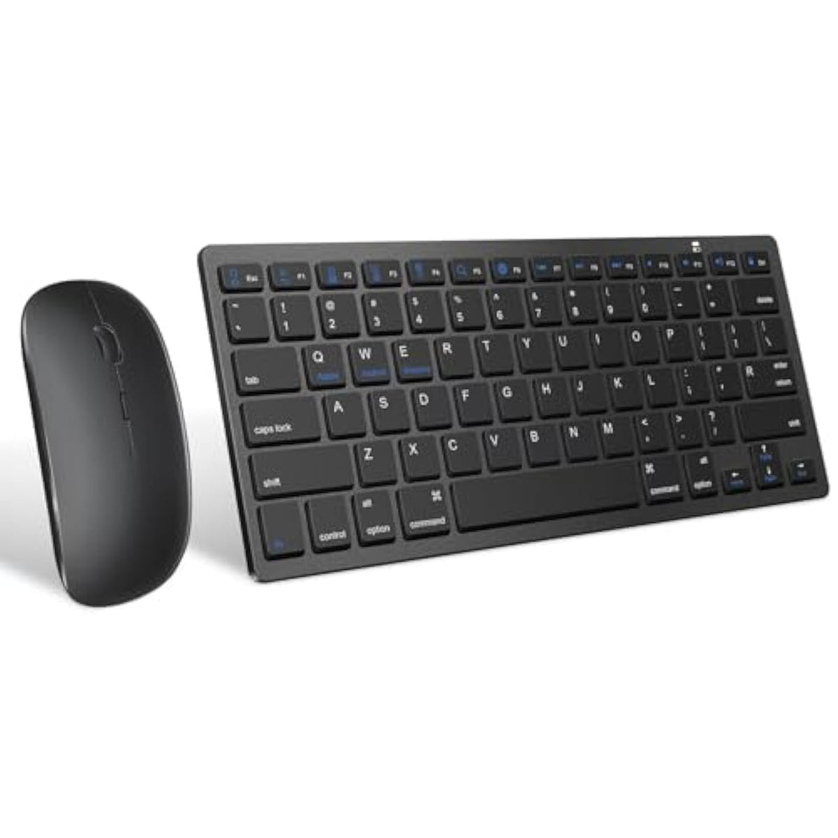 Bluetooth Keyboard And Mouse For Ipad And Iphone Bluetooth Keyboard Compatible With Ipad/Ipad Pro/Ipad Air/Ipad Mini And Other Bluetooth Enabled Devices (Ipados 13 / Ios 13 And Above) (Black)