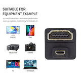 Micro Hdmi 1.4 Connector,Hdmi Female To Micro Hdmi Male Port Savers 360 Degree