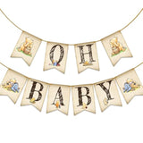Oh Baby Banner – Classic Winnie Baby Shower & Birthday Decorations