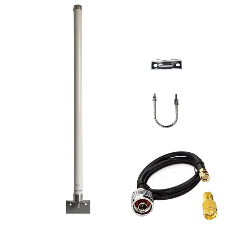 External Outdoor Wifi Antenna Long Range Omni-Directional 2.4G/5.8G 12Dbi For