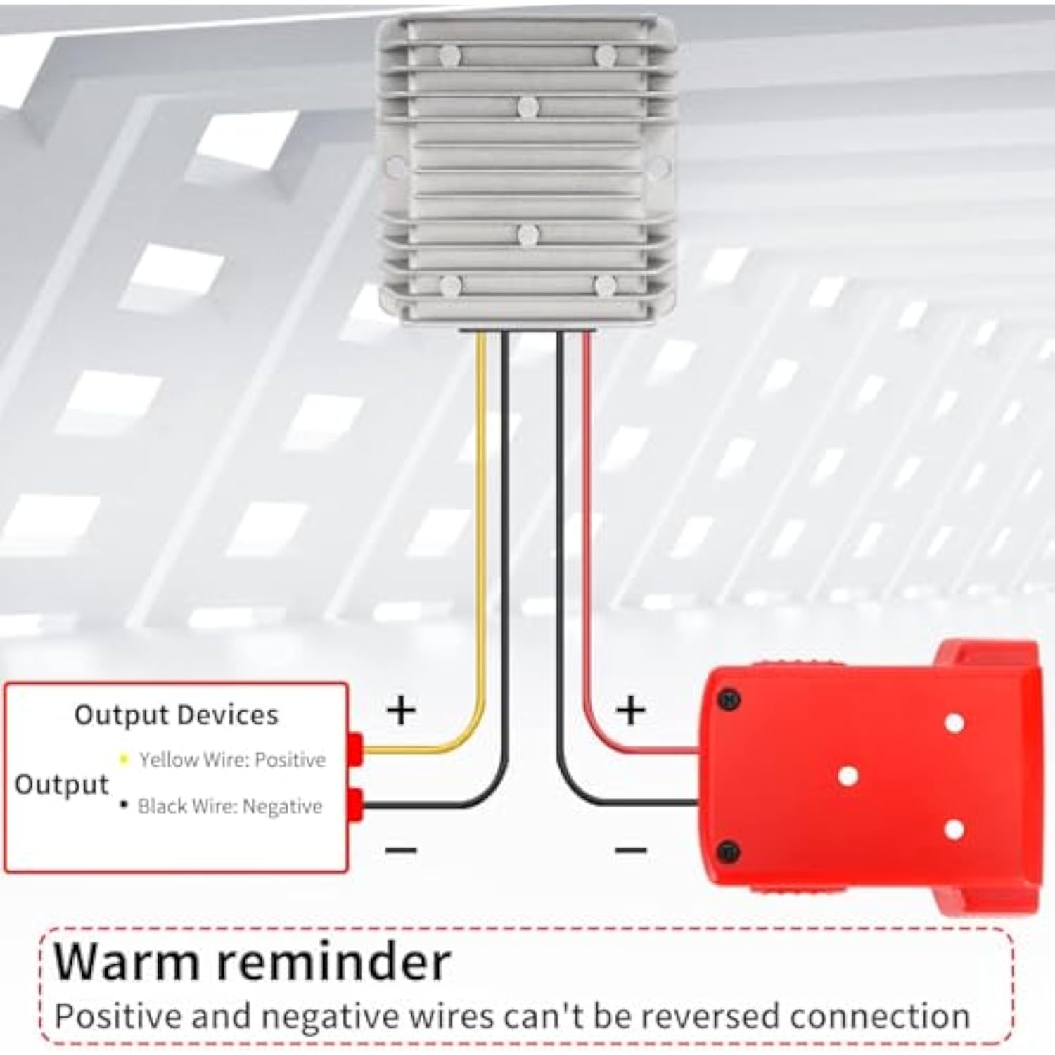 18V To 12V Step Down Converter Aadpter Compatible With Milwaukee M18 Batteries,Dc 12 Voltage Battery Power Adapter,18V Buck Converter Regulator Is For Diy Rc Car Toys,Robots,Etc ()