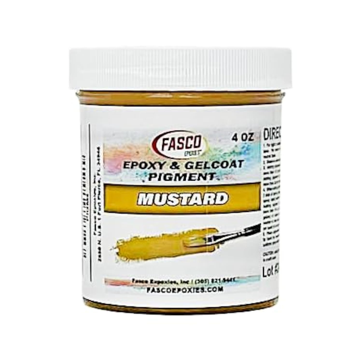 Mustard Pigment For Epoxy Resin & Gelcoat – Concentrated Colorant - 4 Oz