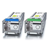 A Pair Of 1.25G Sfp Bidi Transceiver, 1000Base-Bidi Singlemode Simplex Lc Fiber Module For Cisco Glc-Bx-20D/Glc-Bx-20U, Ubiquiti Unifi Uf-Sm-1G-S And More, Smf 1550Nm/1310Nm, Ddm, Up To 20 Km