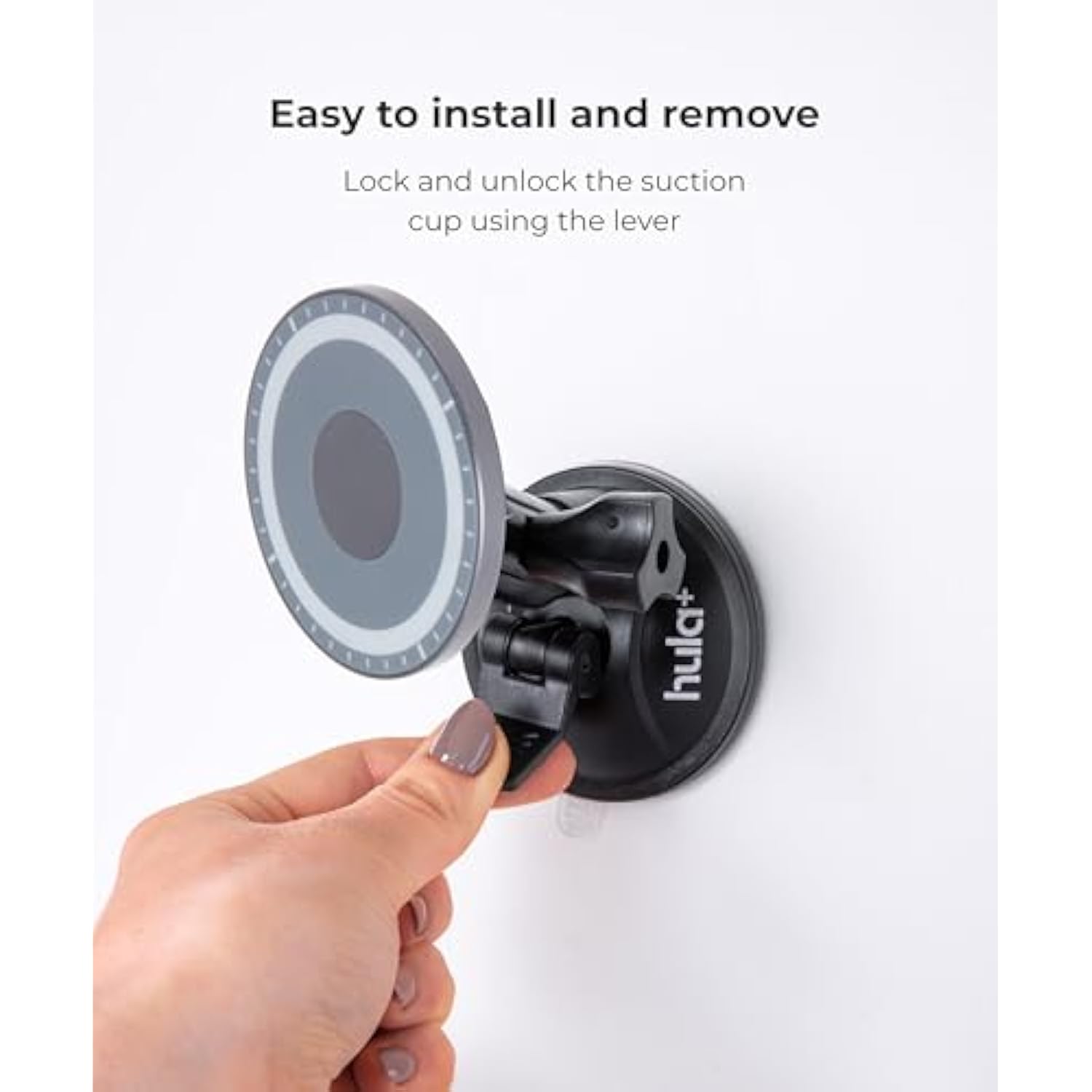 MagSafe Phone Holder, Portable Stand for Shower, Mirror, Kitchen, & Bathroom