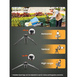Vlogging Kit For Iphone Youtuber Starter Kit Content Creator Equipment For Iphone 16/15Pro Max With 59'' Extendable Fullsize Tripod, Led Light,Shotgun Mic Video Recording(Vlog K4)