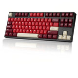 La87 Wireless Mechanical Keyboard, Three-Mode Bt5.0/2.4G/Usb-C Hot-Swappable Custom Mechanical Keyboard, Rgb Backlit Computer Gaming Keyboards, With Pbt Keycaps, Customed Linear Creamy Switches