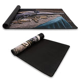 Surface Mat with Stitched Edges | Giant Mouse Pad 16” x 33” | Durable Non-Slip Rubber Base | Computer Keyboard Pad for Desktops | Lever Action