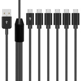 Micro Usb Splitter Cable, 6 In 1 Micro Usb Charger Cable, Micro Usb Multi Char
