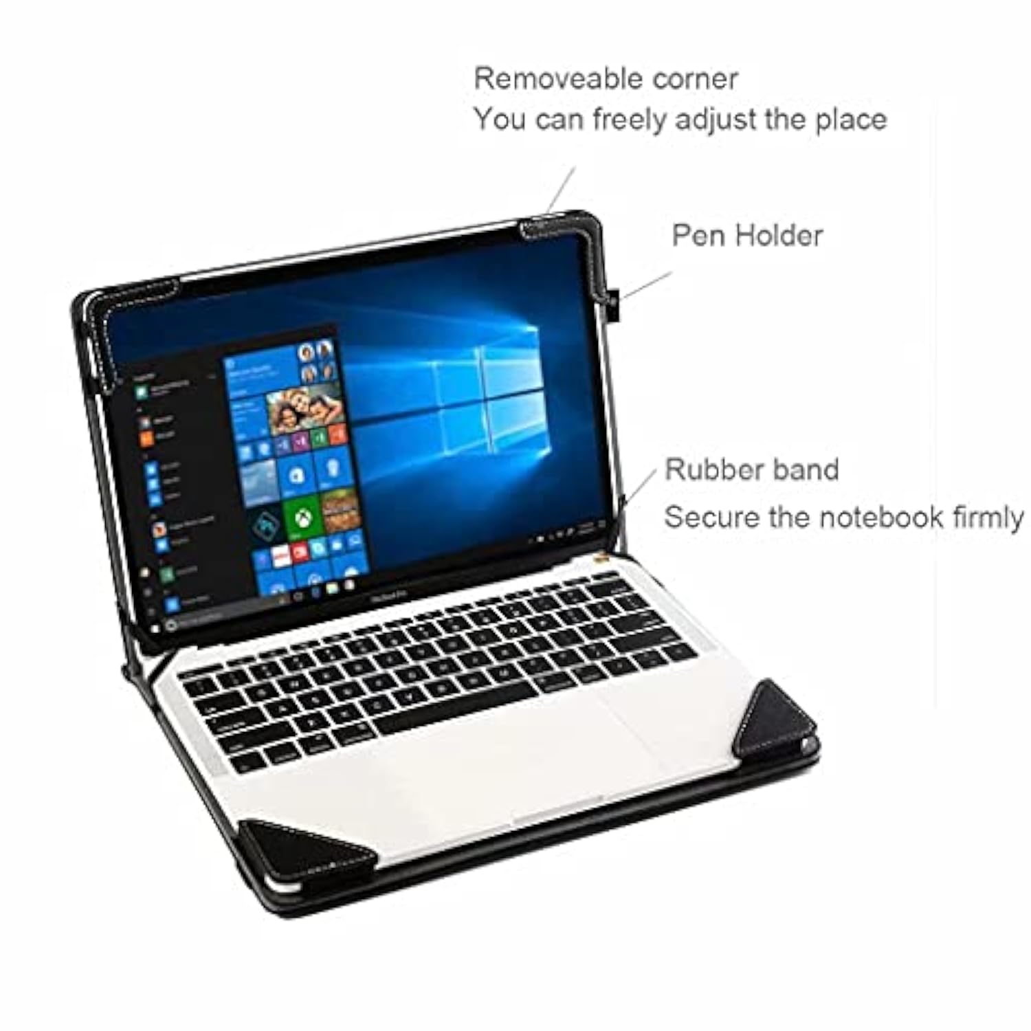 Protective Case Cover Compatible With Dell Latitude 15.6 Series 5550, 5540, 5531, 5530, 5520, 5521, 5511, 5510, 3550, 3540, 3530 15.6 Inch Laptop Notebook Stand Carry Case Sleeve