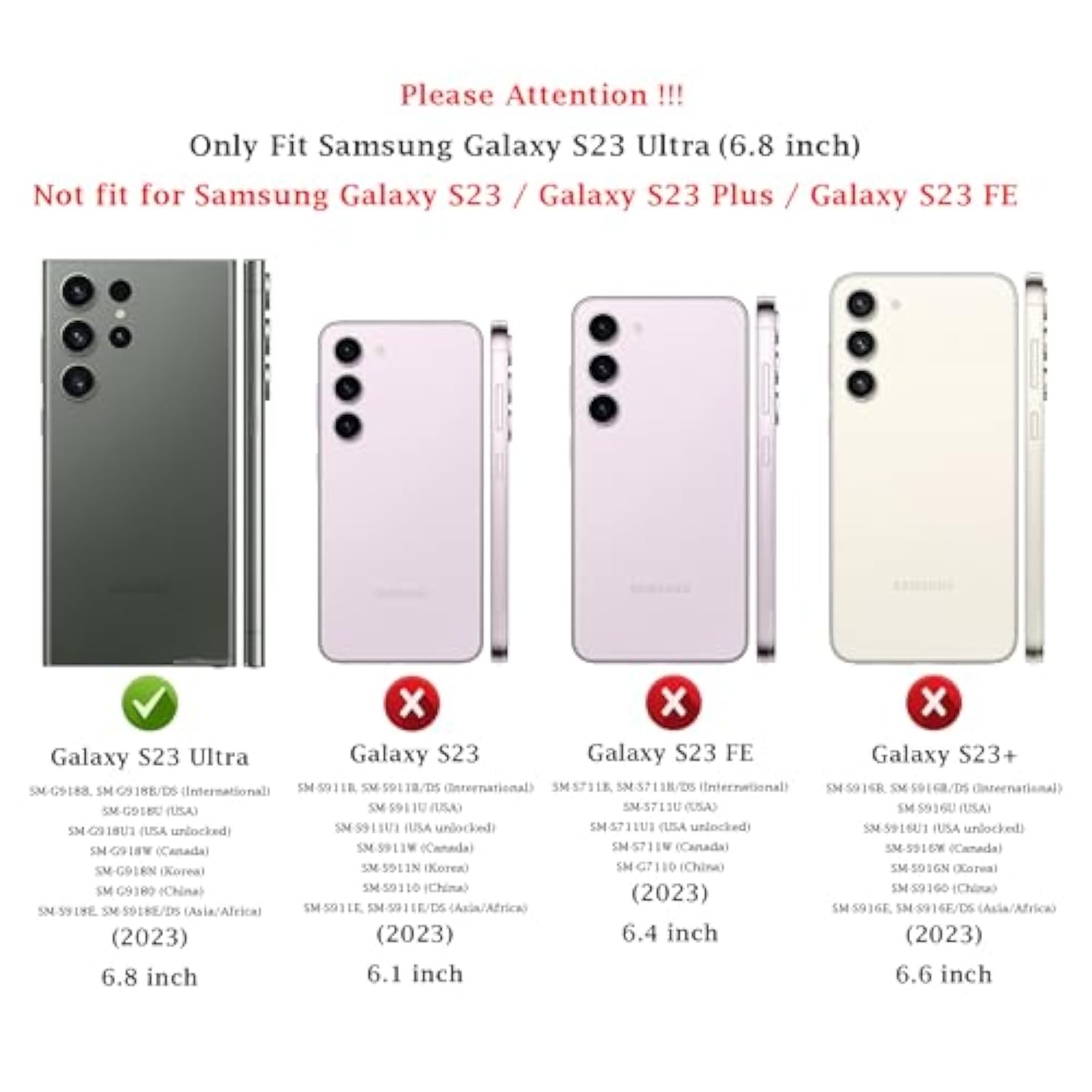 For Samsung Galaxy S23 Ultra Case With Slide Camera Cover Hd Screen Protector [Military Grade Drop Tested] Magnetic Ring Holder Kickstand Protective Phone Case For Samsung Galaxy S23 Ultra 2023, Black