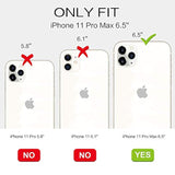Magnetic For 11 Pro Max Case [Compatible With Magsafe] Translucent Matte 11 Pro Max Phone Case Slim Shockproof Women Men Girl Protective Cover Case For 11 Pro Max 6.5",Black