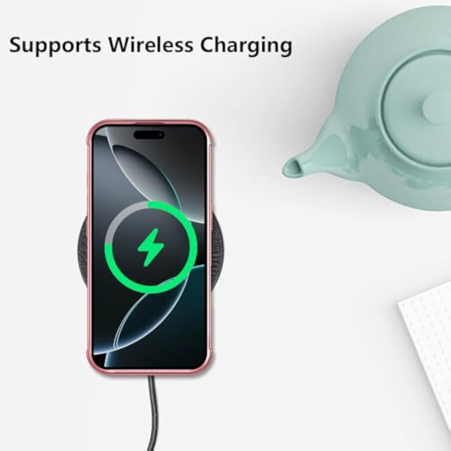 Designed For Iphone 16 Pro Case 6.3 Inch,Cute Plating Edge Love Hearts Pattern With Camera Lens Protection Phone Cover For Girls Women,Pink