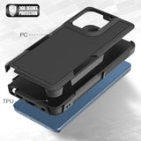 For Moto G Stylus 2025 Case: Dual Layer Protective Heavy Duty Cell Phone Cover Shockproof Rugged With Hd Screen Protector - Military Protection Bumper Tough - For Motorola Moto G Stylus 2025, Black