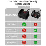 Fitbit Versa 2 Replacement Charging Cable and Dock USB Cord