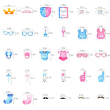 30Pcs Gender Reveal Photo Booth Props Boy Or Girl Theme Selfie Props Baby Shower Gender Prediction Decor He Or She Photography Backdrop For Gender Reveal Baby Shower Party Supplies