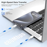 Usb C To C Cable 10 Ft For Iphone 16 15 Pro/Pro Max/Plus,Long C To C Cable Fast Charging Cord Braided For Iphone 16 15 Samsung Galaxy S25 S24 S23 S22 Ultra,Google Pixel 9,Ipad Pro 60W