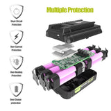 6.0Ah Battery Replace For Ryobi 40V Lithium-Ion Battery 6.0Ah Op4040 Op4050A Op40602 Op40201 Compatible With Ryobi 40-Volt Cordless Power Tools And 40V Battery Chargers