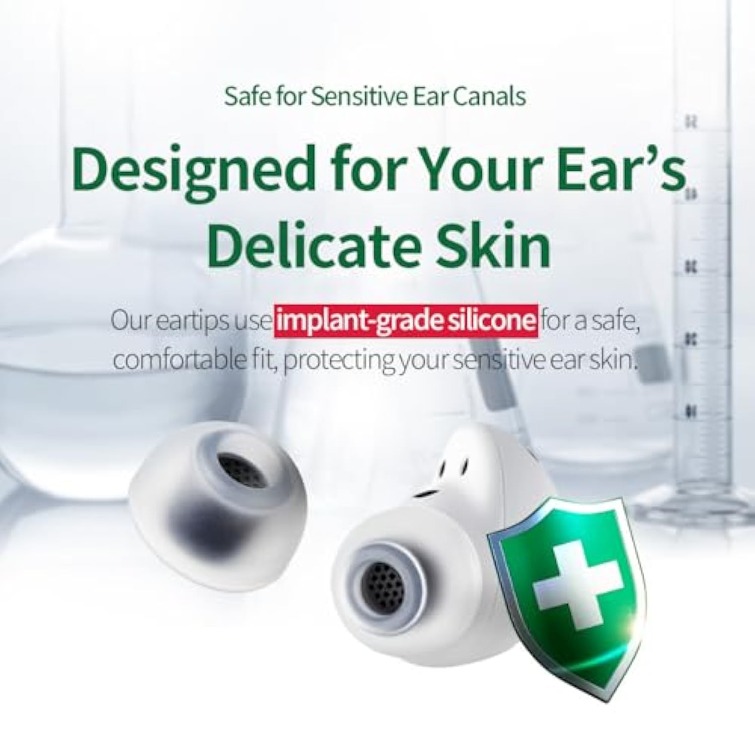 Sednaearfit Max For Galaxy Buds 2 Pro Phantom Black (S/Ms/M), Earbud Tips For Wireless Headphones, Noise Canceling Earbuds Replacement Tips, Samsung-Certified Eartips For Galaxy Buds 2 Pro