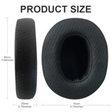 Replacement Ear Pads For Skullcandy Venue Wireless Anc, Headphones Ear Cushions Covers For Skullcandy Crusher Wireless/Evo/Hesh Anc/Evo/Crusher Anc Headset Accessories Ear Cups-Black. (Black/Mf)