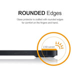 (2 Pack) Designed For Iphone 16E, 14, 13, 13 Pro (6.1 Inch) Tempered Glass Screen Protector With (Easy Installation Tray) Anti Scratch, Bubble Free