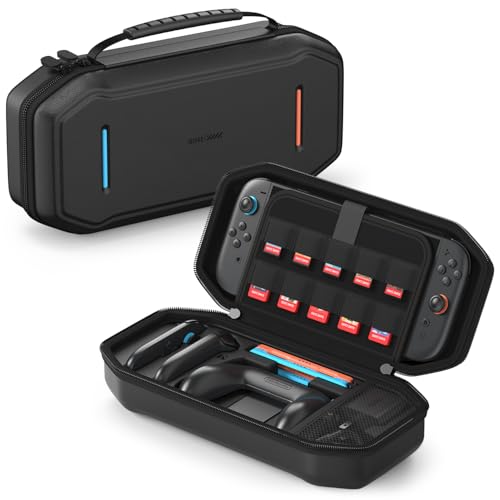 Carrying Case for Nintendo Switch 2, Hard Shell Travel Case with Large Storage for Console & Accessories