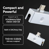 Kiwi Ears Allegro Mini Portable Iem Dac, In Ear Monitor Amplifier, Usb C To 3.5/4.4Mm Output, With Custom Chip, High Resolution 32Bit/384Khz, Hifi Earbuds Amp For Phone/Pc