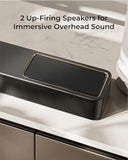 Skywave X40 5.1.2ch Sound Bar for Smart TV w/Dolby Atmos, Wireless Surround Sound System for TV, 530W Soundbar with Wireless Subwoofer, GaN