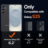 Magnetic Case For Samsung Galaxy S25 5G 6.2” [Compatible With Magsafe] [15 Ft Grade Protection] Magnetic Charger Case Bumper For S25, Frosted Translucent Back Phone Cover- Matte Black