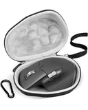 Hard Travel Mouse Case Compatible With Logitech Mx Master 4, Master 3S / 3, Master 2S Computer Wireless Mouse Carrying Bag With Clip And Lanyard