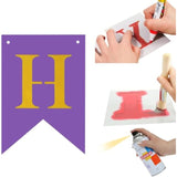 Diy Rainbow Banner Set Include 26 Letters Stencil, Make Your Own Banner For Birthday Wedding Independence Party, Handwriting Banners Party Supplies Unique Decor