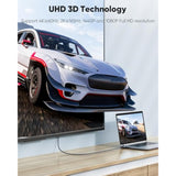 Mini Hdmi To Hdmi Cable 10Ft, (4K 60Hz) High Speed Hdmi To Mini Hdmi Male Bi-D