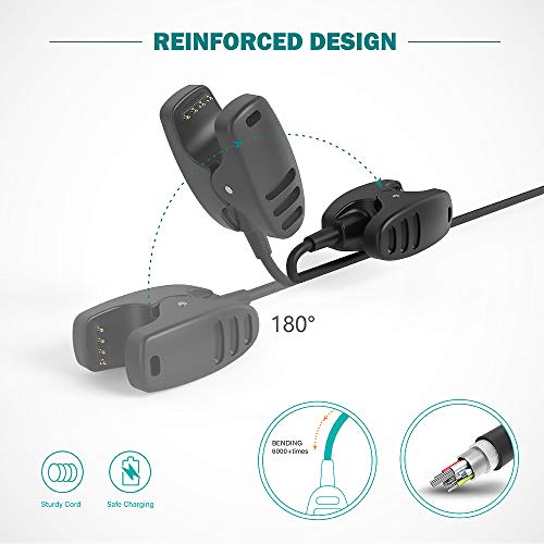 Charger Compatible with Suunto 3 Fitness,Suunto 5, Traverse, Kailash, S Trainer, Ambit 1 2 3 - USB Charging Cable 100cm - Smartwatch Accessories