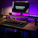 Black X-L Gaming Mouse Pad With Non-Slip Rubber Base,Stitched Edge,Desk Mat For Laptop,Computer & Pc,Office & Home,31.5X15.75 In