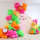149pcs Tropical Fruit Balloon Arch Kit for 2nd Birthday or Twotti Fruity Party Decor