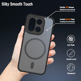 Magnetic for OnePlus 15 Case with 2 Pack Tempered Glass Screen Protector,[Compatible for MagSafe] Shockproof Drop Thin Protective Phone Case