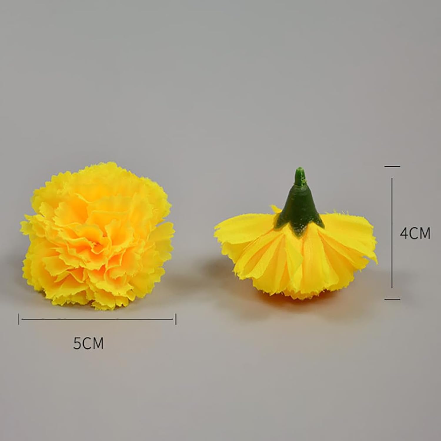 30 Pcs Artificial Marigold Flower Heads Fake Diwali Flowers Halloween Faux Flowers Silk Marigolds With Stems Day Of The Dead Decorations Pink
